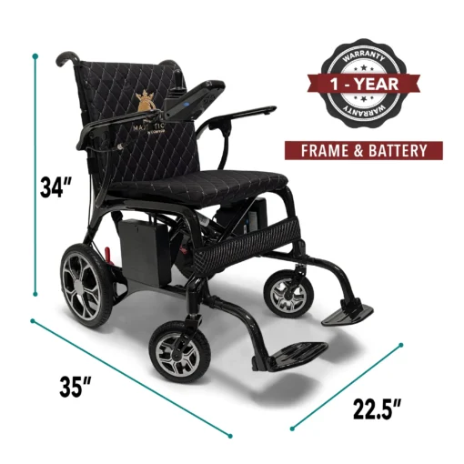 Phoenix Carbon Fiber Electric Wheelchair: Lightweight, Long-Range, Airline Approved - Image 9