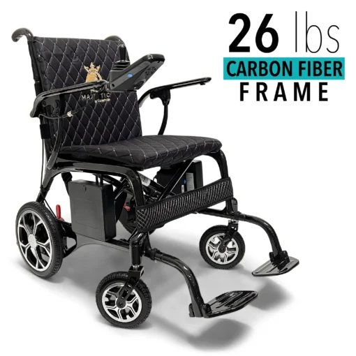 Phoenix Carbon Fiber Electric Wheelchair: Lightweight, Long-Range, Airline Approved - Image 3