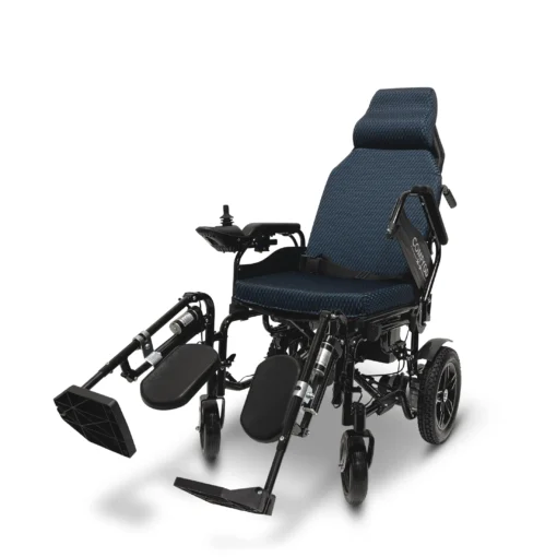 X-9 Remote Controlled Electric Wheelchair, Automatic Reclining Backrest & Lifting Leg Rests - Image 5