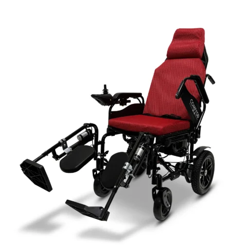 X-9 Remote Controlled Electric Wheelchair, Automatic Reclining Backrest & Lifting Leg Rests - Image 6