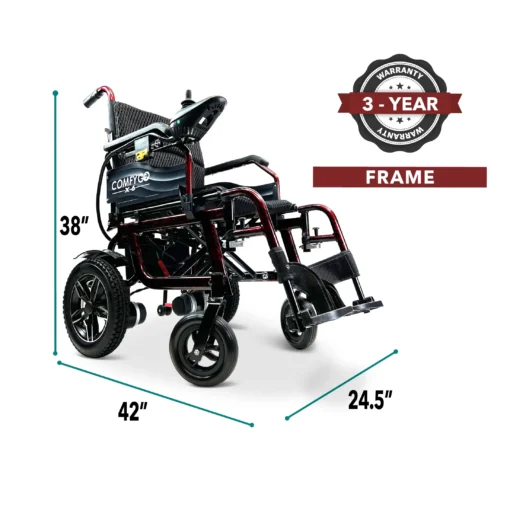 X-6 ComfyGO Lightweight Electric Wheelchair - Image 10